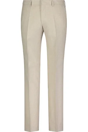 Roy Robson Pantalon effen slim fit katoen