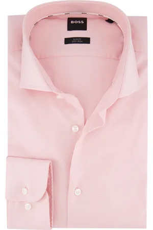 HUGO BOSS Boss Black H-HANK overhemd mouwlengte 7 wide collar