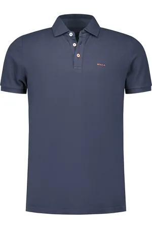 New Zealand NZA poloshirt Peter effen normale fit
