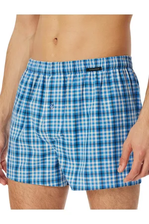 Schiesser Boxershorts 2-pack -navy katoen