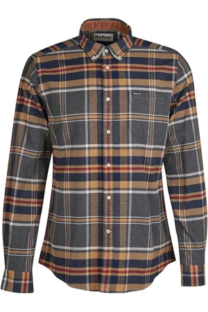 Barbour Casual overhemd normale fit geruit flanel