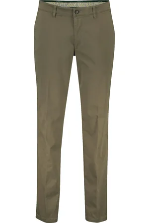 M.E.N.S. Katoenen chino effen normale fit