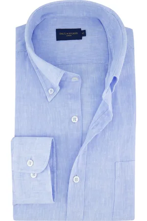 Paul &amp; Shark Overhemd linnen button-down