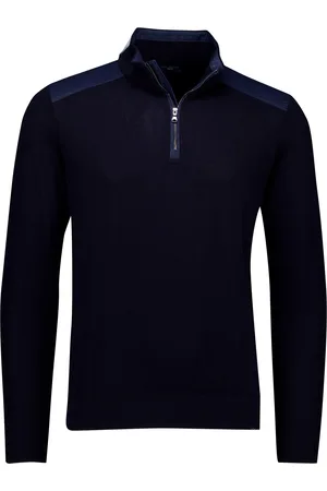 Paul &amp; Shark Trui half zip normale fit katoen