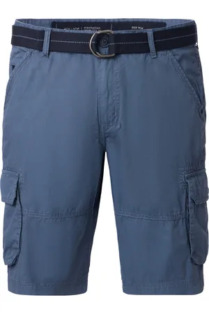 Casa Moda Bermuda middenblauw cargo katoen