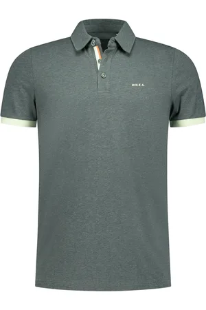 New Zealand Polo effen katoen normale fit
