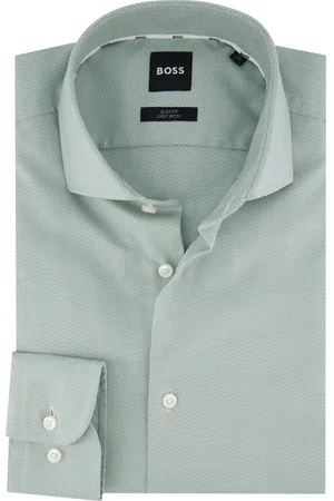HUGO BOSS Boss Black H-Hank overhemd mint slim fit