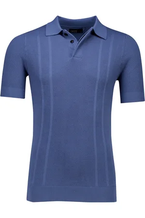 Butcher of Blue Ripley knit polo katoen effen