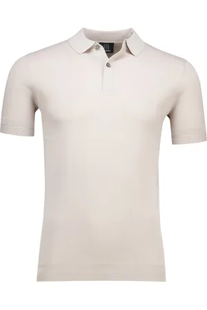 Genti Polo viscose 2-knoops met boord