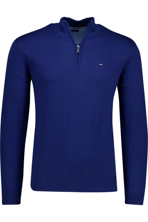 Portofino Trui kobaltblauw half-zip
