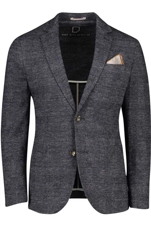 Born with Appetite Colbert navy geruit wol