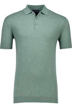 Portofino Polo extra lang gemeleerd katoen