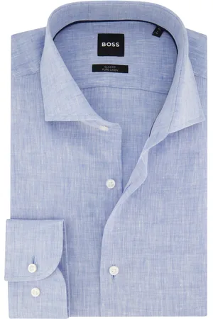 HUGO BOSS Boss linnen overhemd slim fit casual