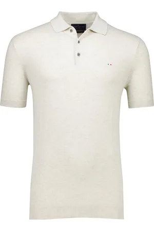 Portofino Polo extra lang gemeleerd katoen