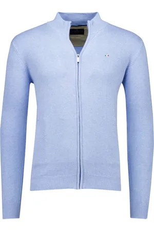 Portofino Vest effen katoen normale fit