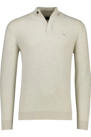 Portofino Regular fit half zip trui