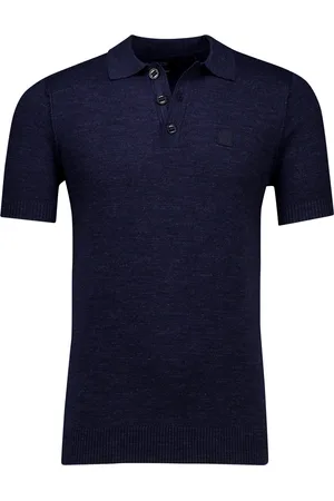 Butcher of Blue Clifden polo gemêleerd katoen