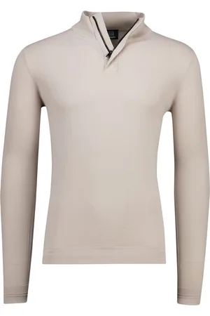 Genti Turtle neck half zip trui