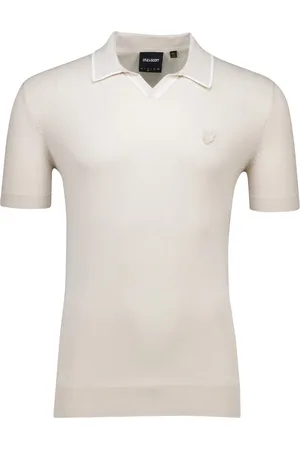 Lyle &amp; scott Tipped knitted open collar polo shirt