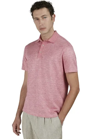 Paul &amp; Shark Polo Linen Polo 3 knoops