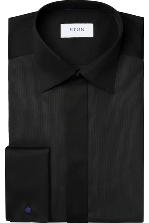 Eton Overhemd dubbele manchet 100% katoen