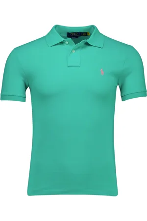 Ralph Lauren Slim Fit polo sunset green pique