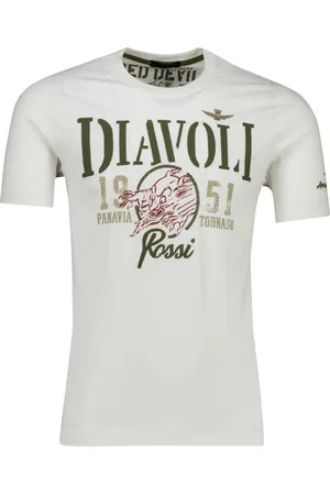 Aeronautica Militare T-shirts-bovenkleding print normale fit
