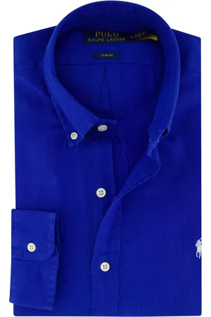 Ralph Lauren Overhemd slim fit effen linnen