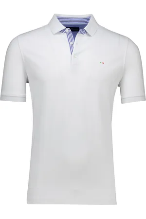 Portofino Polo 3-knoops effen katoen