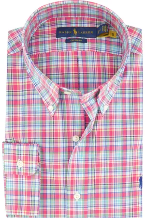 Ralph Lauren Casual overhemd normale fit geruit katoen