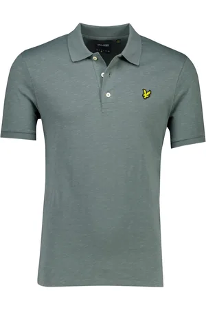 Lyle &amp; scott Slub polo gemêleerd jersey katoen