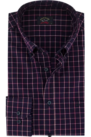 Paul &amp; Shark Overhemd wijde fit gestreept met button down boord