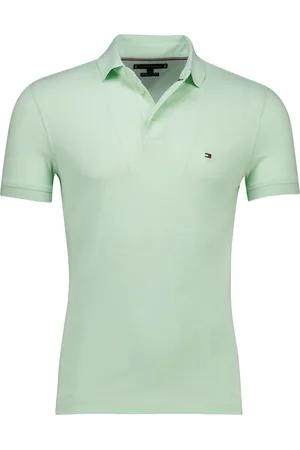 Tommy Hilfiger Plus Size polo 1985 lichtgroen pique