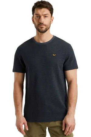 PME Legend™ T-shirt streeppatroon ronde hals katoen