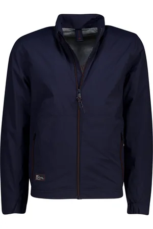 Casa Moda Tussenjas donkerblauw effen