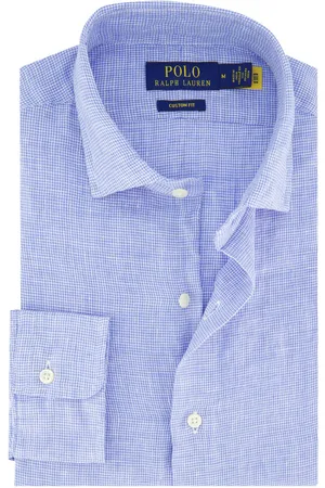 Ralph Lauren Custom Fit overhemd wit geprint