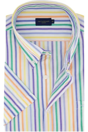 Paul &amp; Shark Overhemd multicolor gestreept button-down