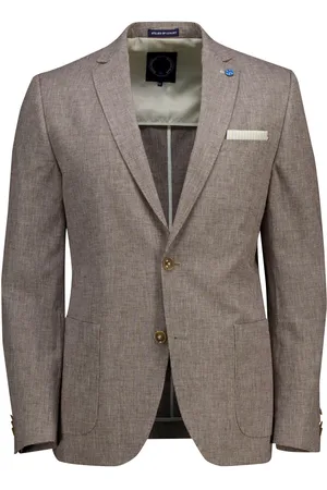 Scotland Blue Half jacket drop 7,5 colbert linnen geruit
