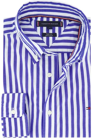 Tommy Hilfiger Regular Fit overhemd gestreept