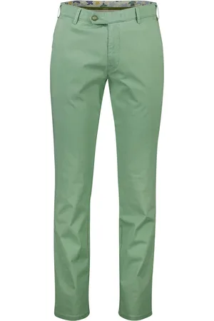 Meyer New York flatfront pantalon katoen