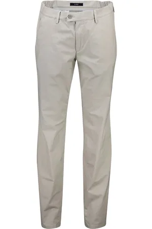 Eurex Thilo stretch flatfront pantalon katoen