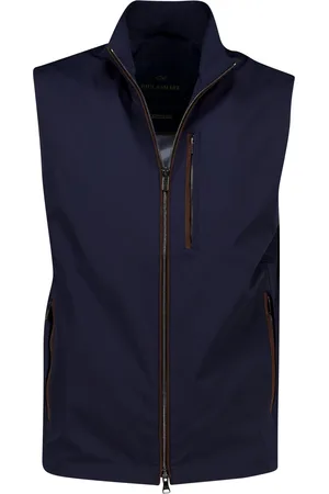 Paul &amp; Shark Bodywarmer groen effen wijde fit