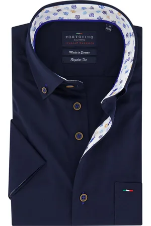 Portofino Overhemd korte mouw button-down