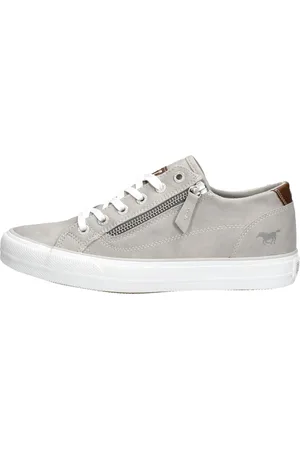 Mustang Dames Veterschoenen Licht Grijs