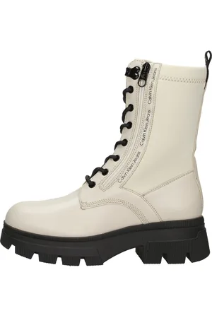Calvin Klein Chunky Combat Laceup Zip