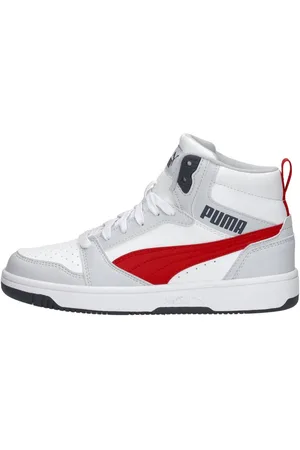PUMA Rebound V6 Mid Jr Licht Grijs