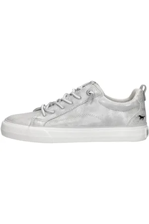 Mustang Veterschoenen Laag Zilver