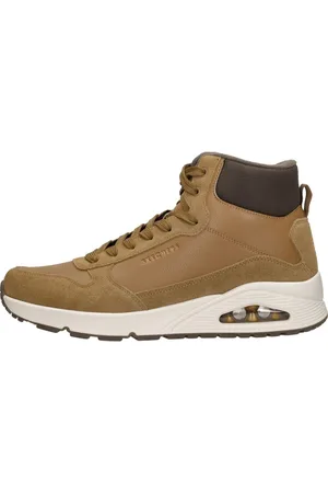 Skechers Sneakers Hoog Middel Bruin