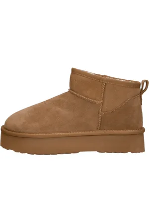 Shoecolate Enkellaarsjes Plat