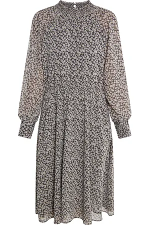 Dreimaster Jurk Dames zwart/beige